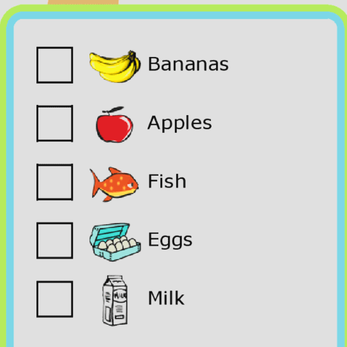 Shopping List APP - TO BE MADE